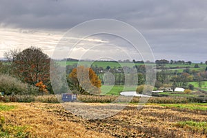 Agricutural field out of season in Winter