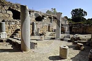 Agrippa palace ruins, Israel photo