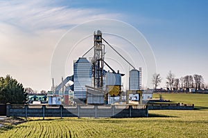 Agro-processing and manufacturing plant for processing and silver silos for drying cleaning and storage of agricultural products,