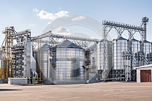 Agro-processing and manufacturing plant for processing and silver silos for drying cleaning and storage of agricultural products,