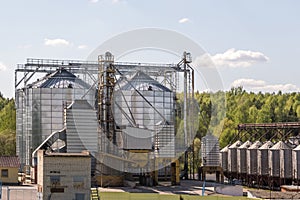 Agro-processing and manufacturing plant for processing and silver silos for drying cleaning and storage of agricultural products,