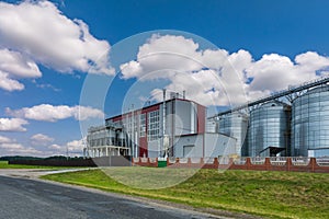 agro-processing plant for processing and silos for drying cleaning and storage of agricultural products, flour, cereals and grain