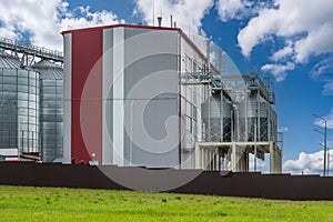 agro-processing plant for processing and silos for drying cleaning and storage of agricultural products, flour, cereals and grain