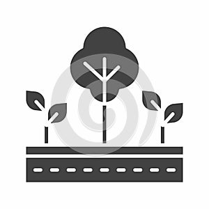 Agroforestry Icon vector image.