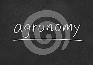 Agronomy