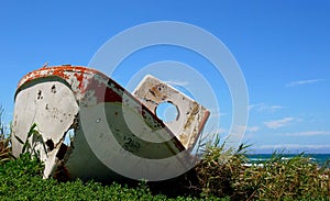 Aground life boat photo