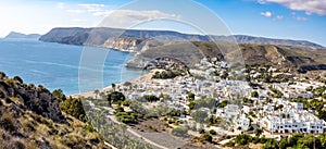 Agua Amarga village in Cabo de Gata, Spain