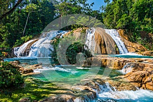 Agua Azul Waterfalls in Chiapas