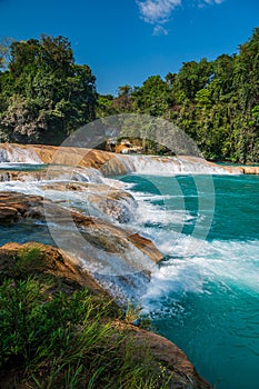 Agua Azul Waterfalls in Chiapas