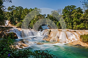 Agua Azul Waterfalls in Chiapas