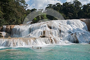 Agua Azul waterfalls, Chiapas, Mexico photo