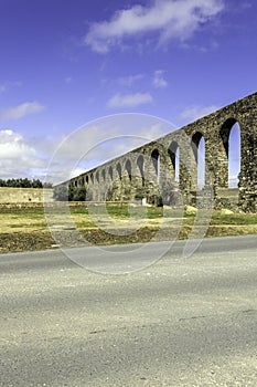 Agua de Prata Aqueduct (Aqueduct of Silver Water) in Evora