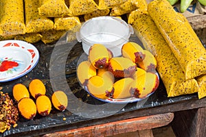 Aguaje, Amazonian Peruvian Fruit photo