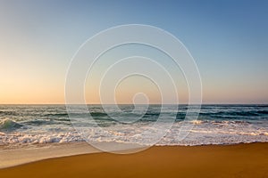 Aguda beach in Sintra, portugal