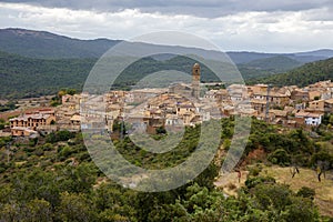 Aguero village, Huesca, Aragon, Spain