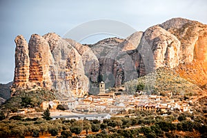 Aguero village in Spain