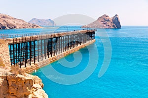 Aguilas Embarcadero el Hornillo pier Murcia Spain