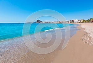 Aguilas Levante beach Murcia in Spain