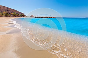 Aguilas Poniente beach Murcia in Spain