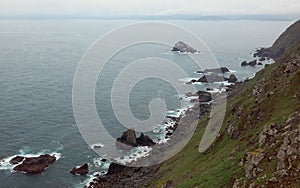 The aguillons del mar cantabrico, cariÃ±o, la coruÃ±a, spain, europe