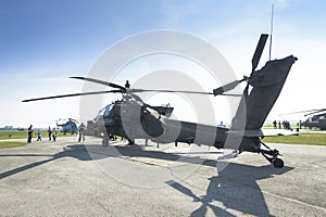 Ah 64 Apache helicopter