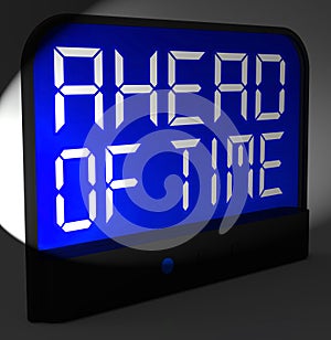 Ahead Of Time Digital Clock Shows Earlier Than Expected photo