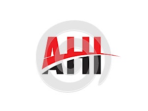 AHI Letter Initial Logo Design Vector Illustration