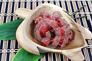 Ahi poke tuna photo