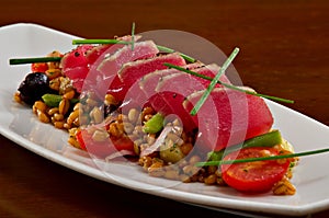 Ahi Tuna Sashimi Salad