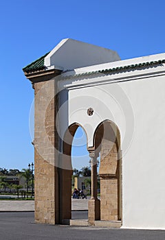 Ahl Fas Royal Mosque at Royal Palace in Rabat photo