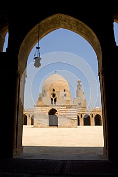 Ahmed Ibn Tulun Mosque in Cairo, Egypt photo