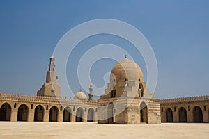 Ahmed Ibn Tulun Mosque in Cairo, Egypt photo