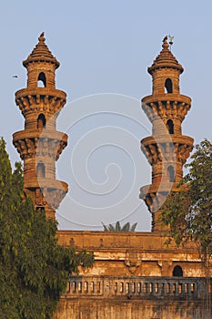 Jhulta minar swing minaret , ahmedabad, gujrat, India. photo