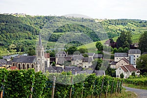 Ahn village in valley