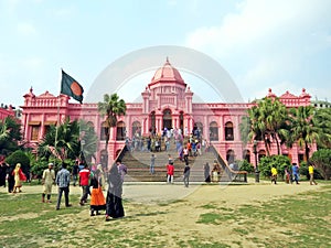 Ahsan Mantil, Pink Palace, old town, Dhaka, Bangladesh