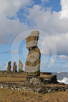 Ahu Tahai, Easter Island photo