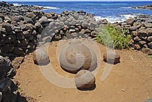 Ahu Te Pito Kura (Navel of the World) Rapa Nui