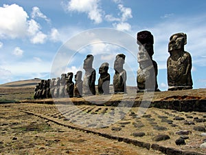 Ahu Tongariki, Easter Island photo