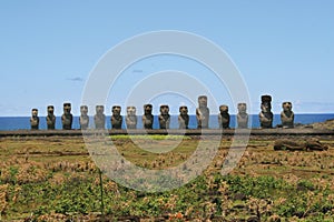 Ahu Tongariki, Easter Island photo