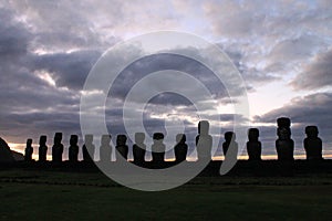 Ahu Tongariki Sunrise, Easter Island