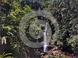 Ahuashiyacu waterfall in Tarapoto, peru.