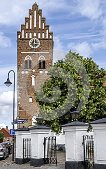 Ahus Saint Marys Church Clock Steeple
