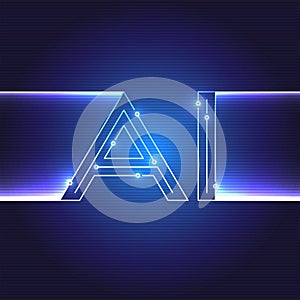 AI Agent Generative Technology Background