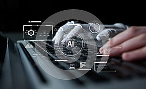 AI Analyzing and Interacting with Artificial Intelligence Interface Latch