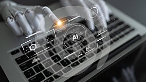 AI Analyzing and Interacting with Artificial Intelligence Interface Latch