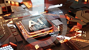 AI Artificial Intelligence Computer CPU chip