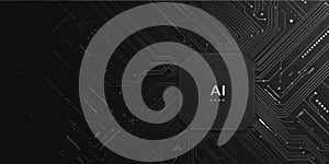 AI, Artificial Intelligence concept,3d rendering,conceptual image.