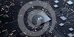 AI, Artificial Intelligence concept,3d rendering,conceptual image.