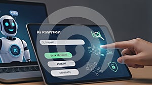 Ai assistant interface with data security
