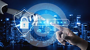 AI-powered network security with integrated biometric authentication. Fermion